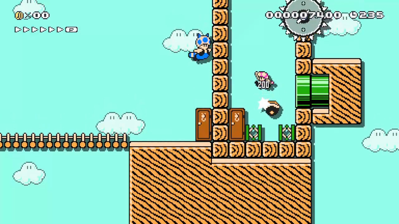 Illustration for article titled Mario Maker 2 Online Multiplayer Is Laggy, Too Basic, And Tons Of Fun